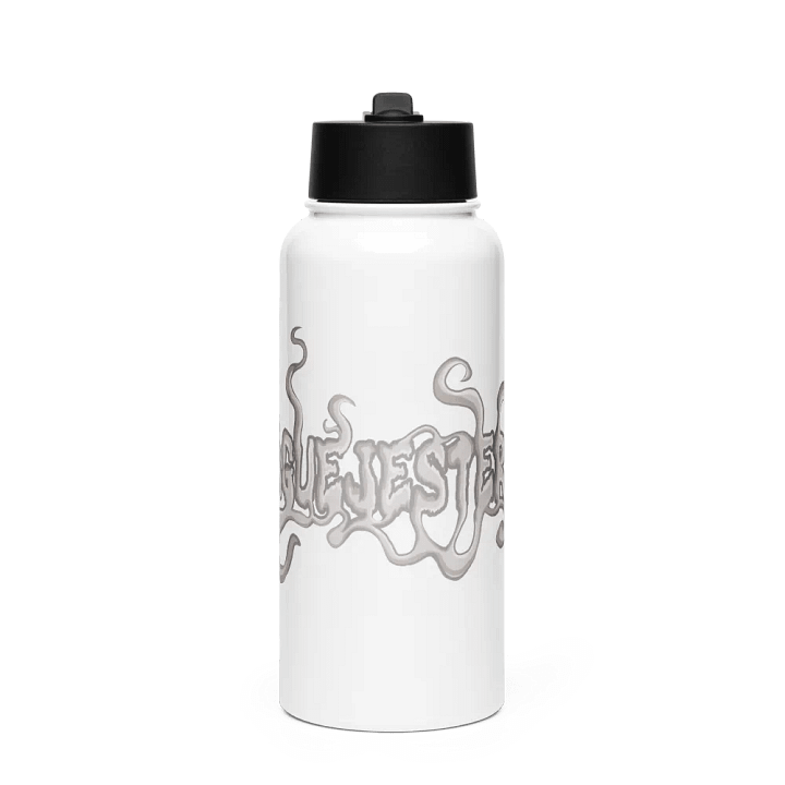PLAGUEJESTERSKY Smoke Logo Stainless Steel Water Bottle product image (1)