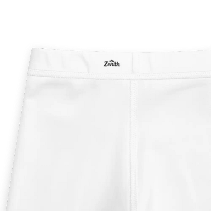 White Zenith Blank Canvas Kids Leggings product image (2)