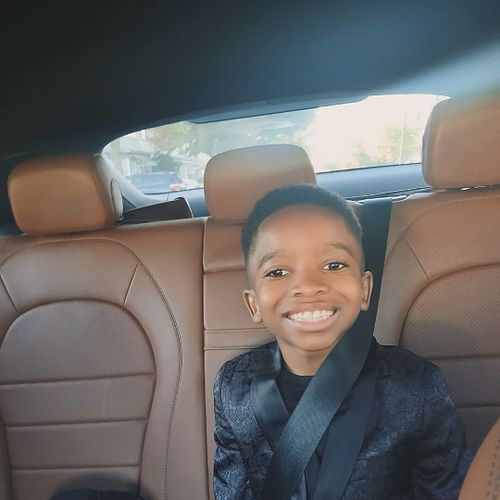 Boss man Cam on Picture Day, Twin came trim lol 😆 😂