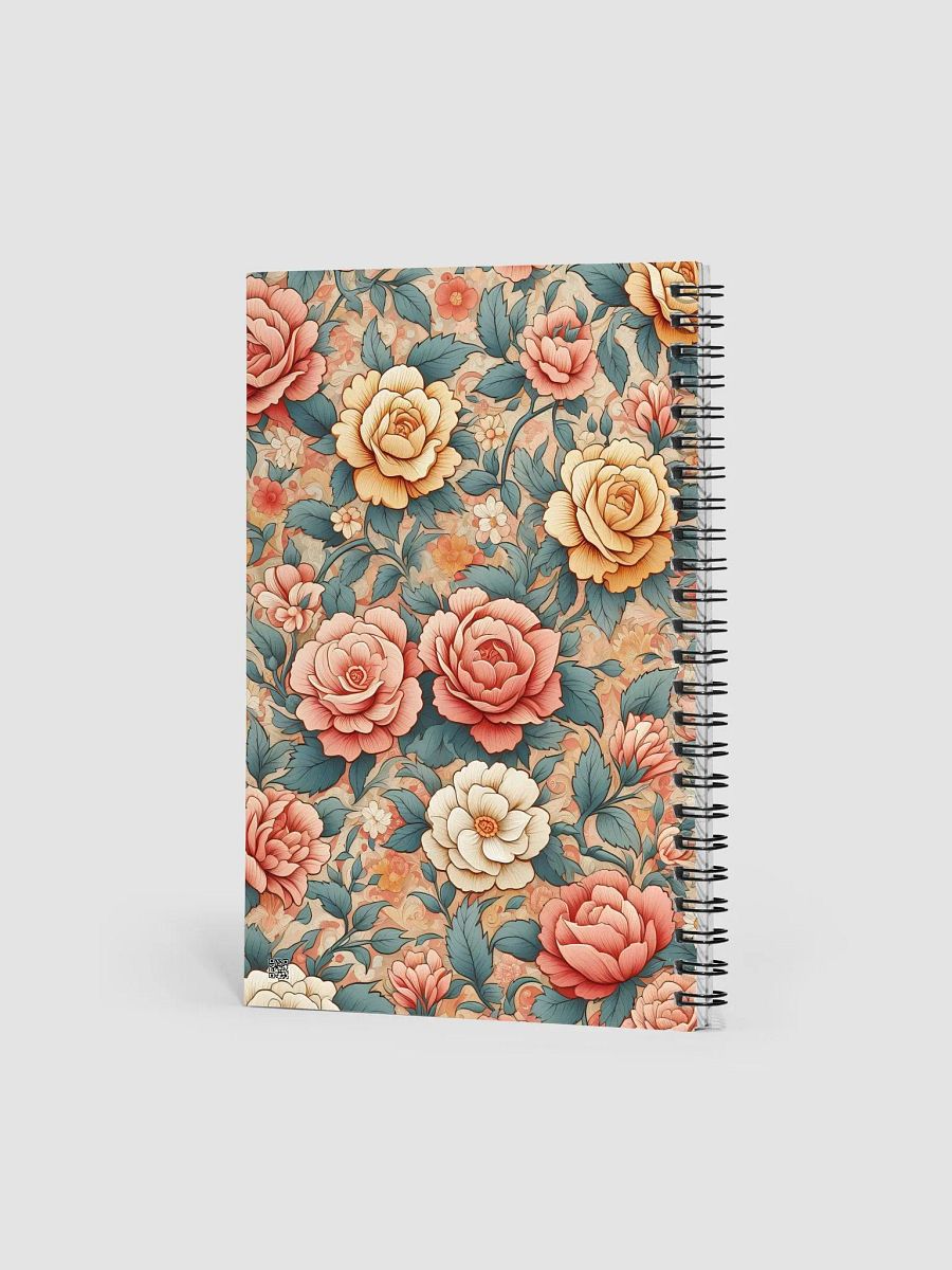 Royal Floral Spiral Notebook product image (2)