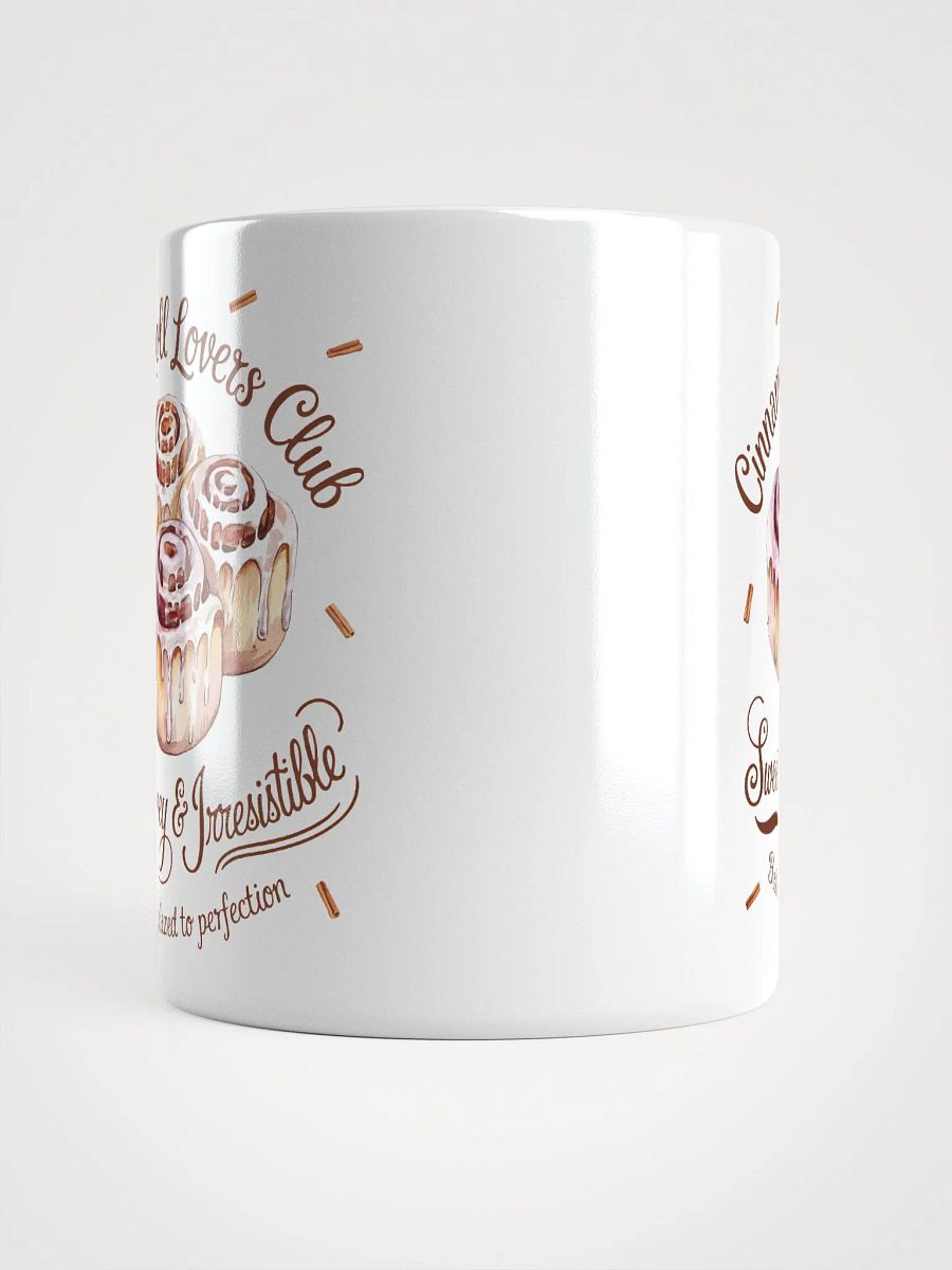 Cinnamon Roll Lovers Club White Glossy Mug product image (5)