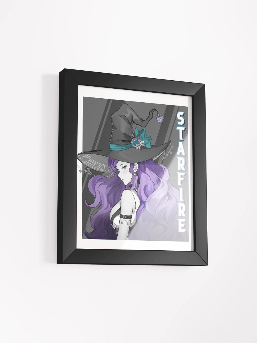 "Monochrome" Constellation Sorceress Starfire Framed Matte Poster product image (3)