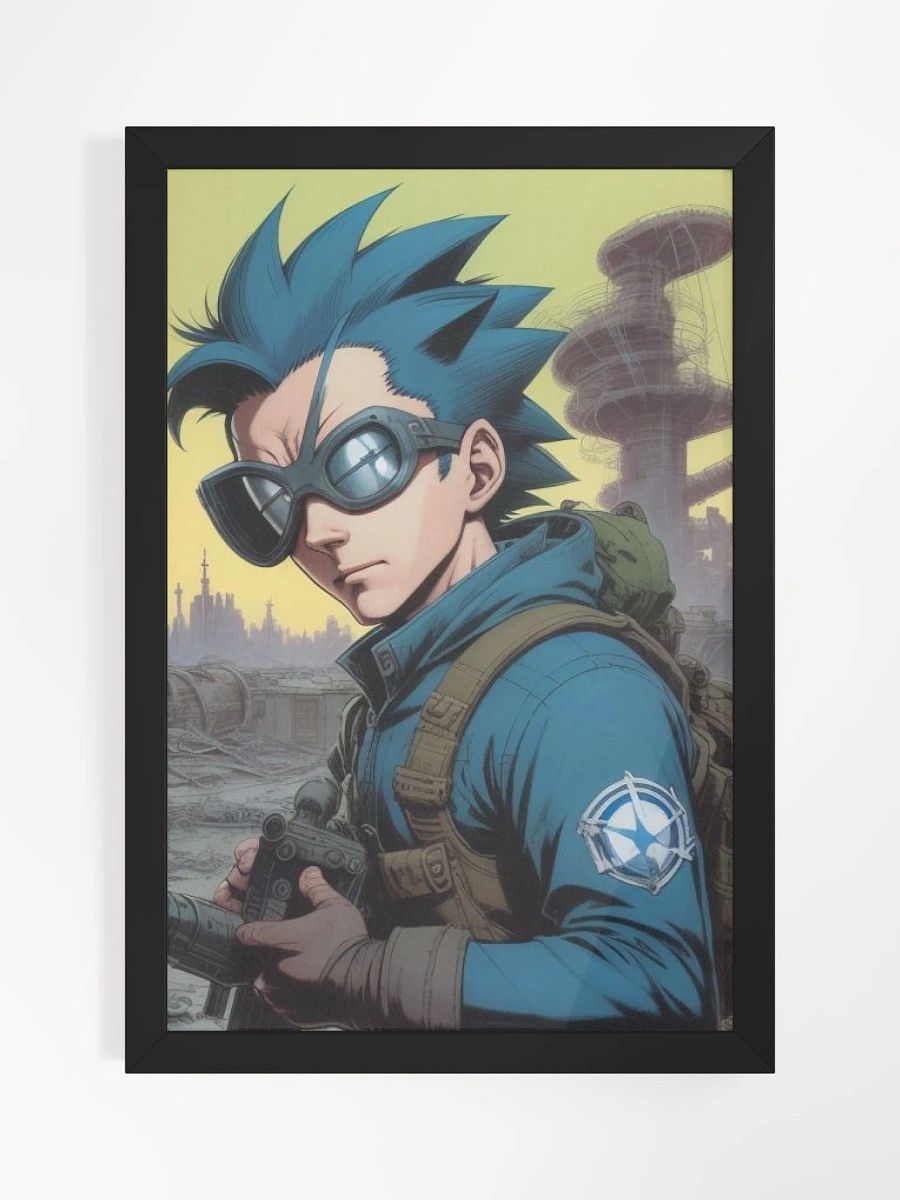 Sonic Slav in the Zone (framed poster) product image (1)