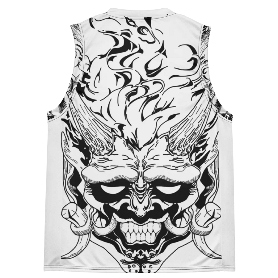 [ ONIFACE ] WHITE /BLACK Basketball Jersey // SYN product image (2)