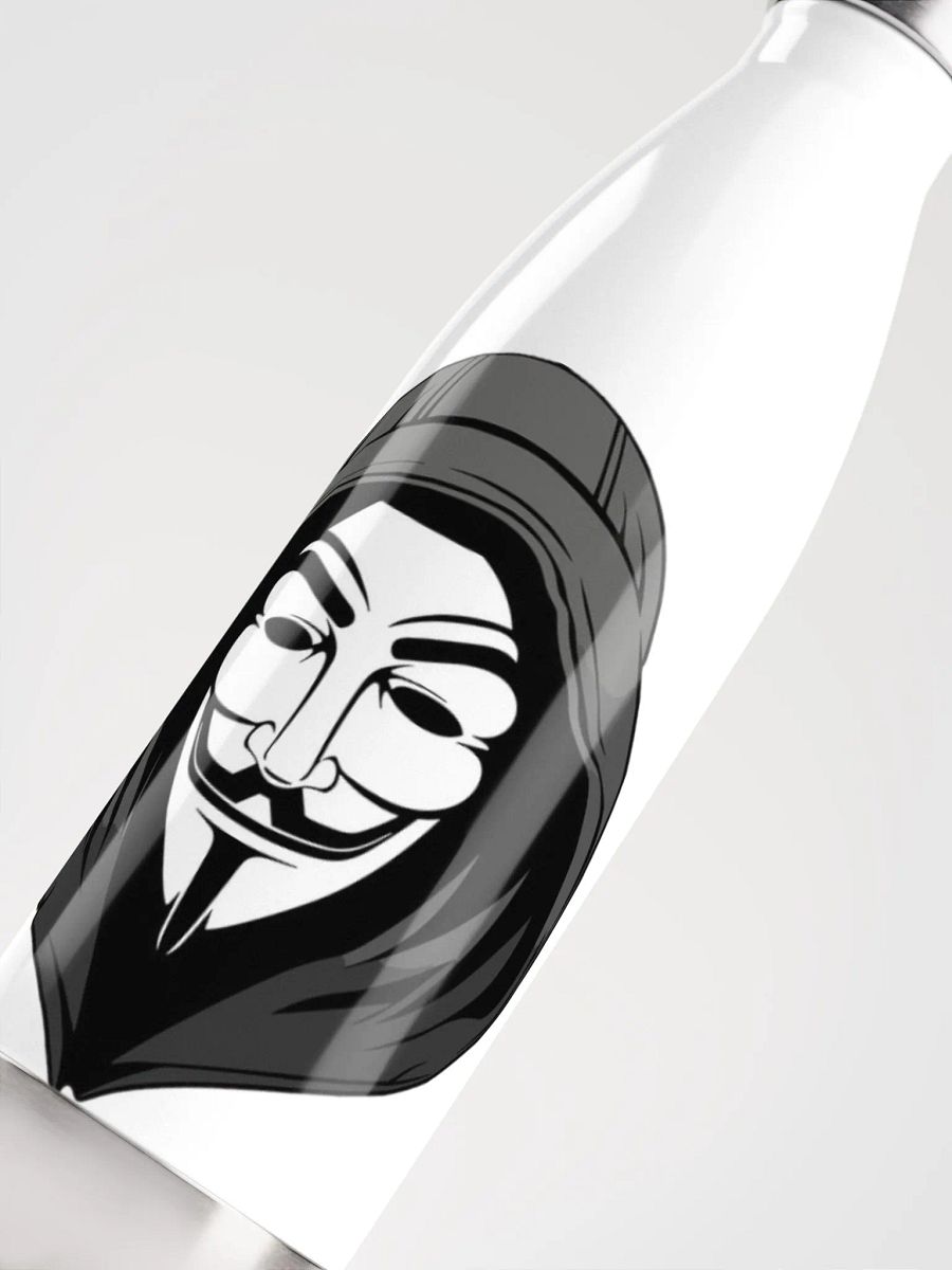 Guy Fawkes Mask Water bottle product image (9)