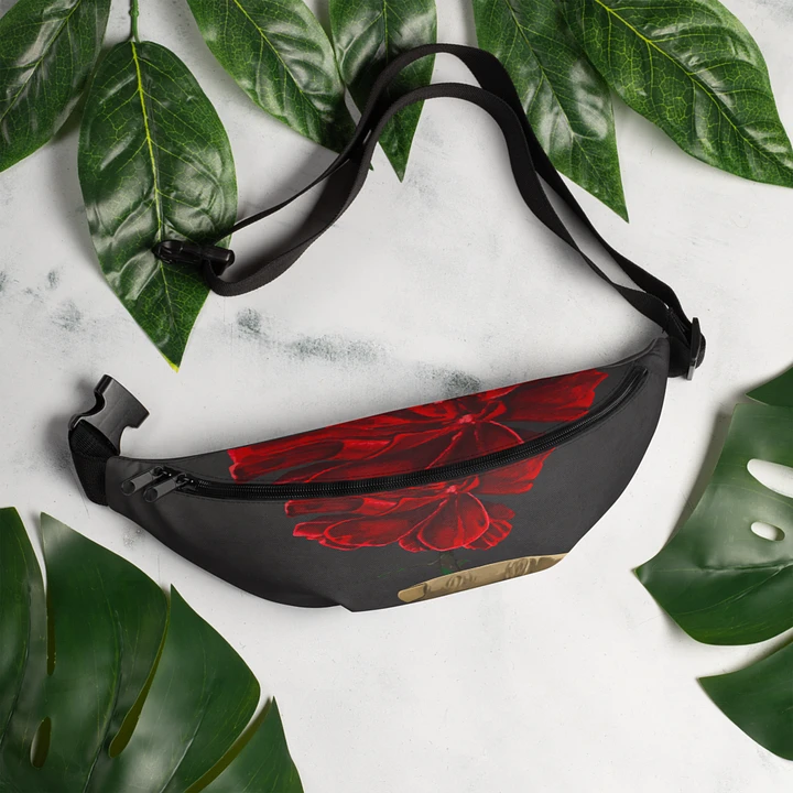Wait For Me Red Carnation Fanny Pack product image (1)