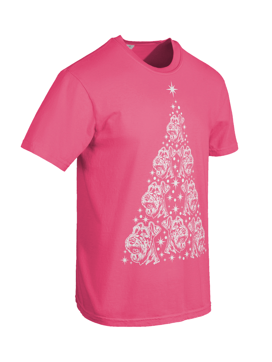 Airedale Terrier Christmas Tree T-Shirt product image (48)