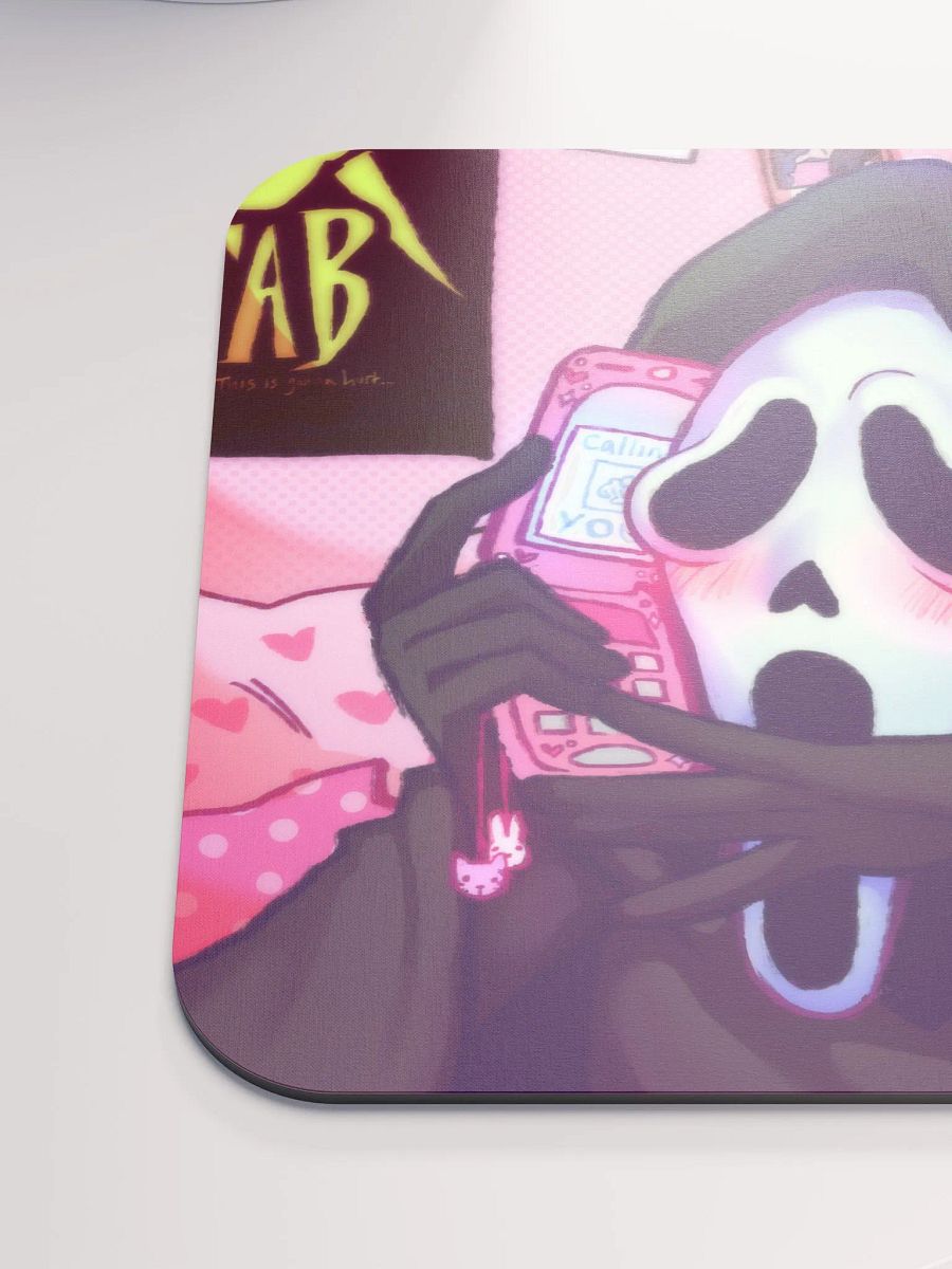 Ghost on the Phone Mousepad product image (6)