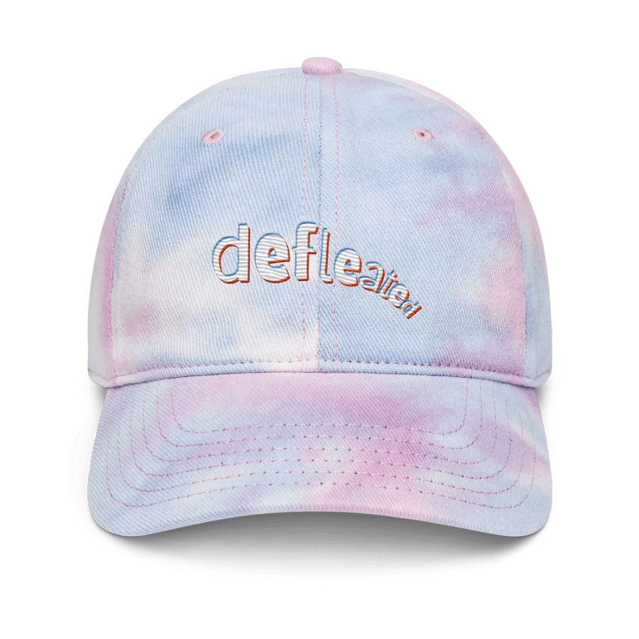 DEFLEATED tie-dye dad hat product image (1)
