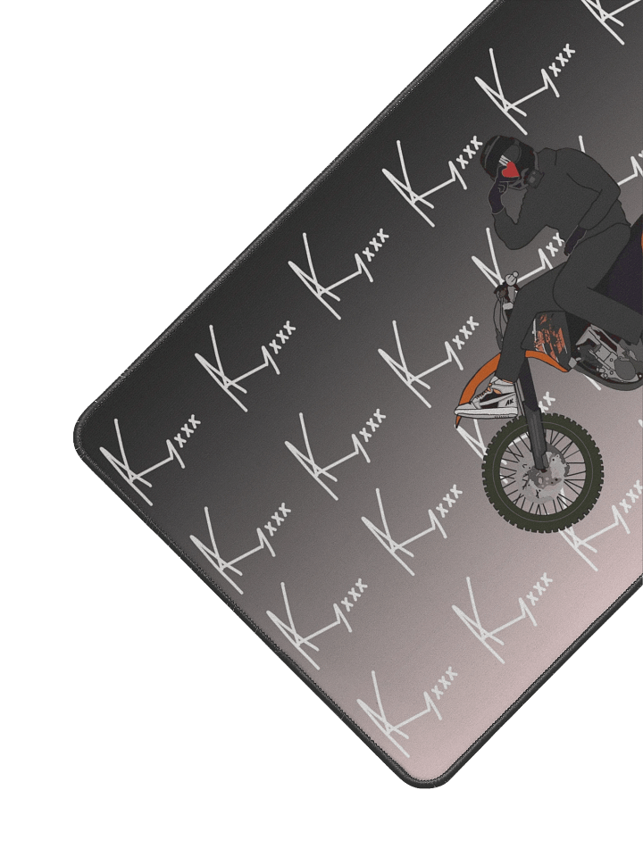 Signature backdrop w/ Heart-hand | 22 x 12 in Mousepad product image (2)