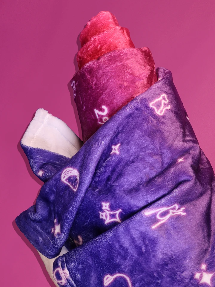 Simply Pink & Purple Cozy Vibes Blanket product image (2)