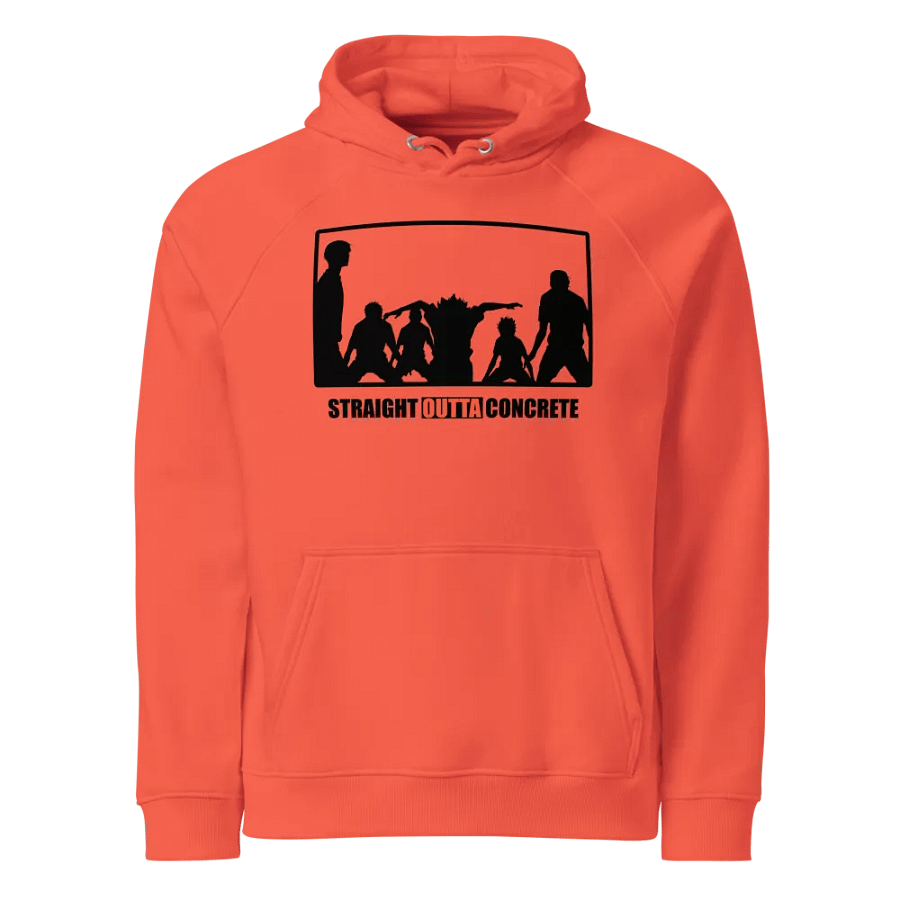 Karasuno 'SOC' Orange Hoodie- Front product image (1)