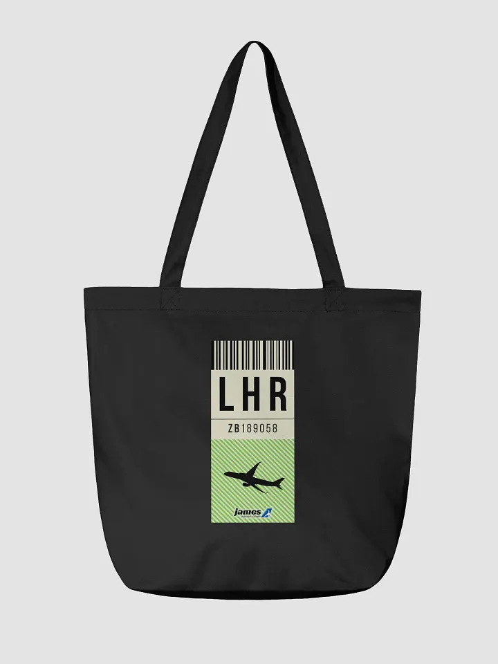 London Heathrow (LHR) Stylish Luggage Tag Tote Bag product image (2)