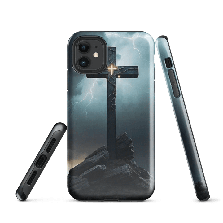 Stormy Cross of Light - iphone case product image (1)