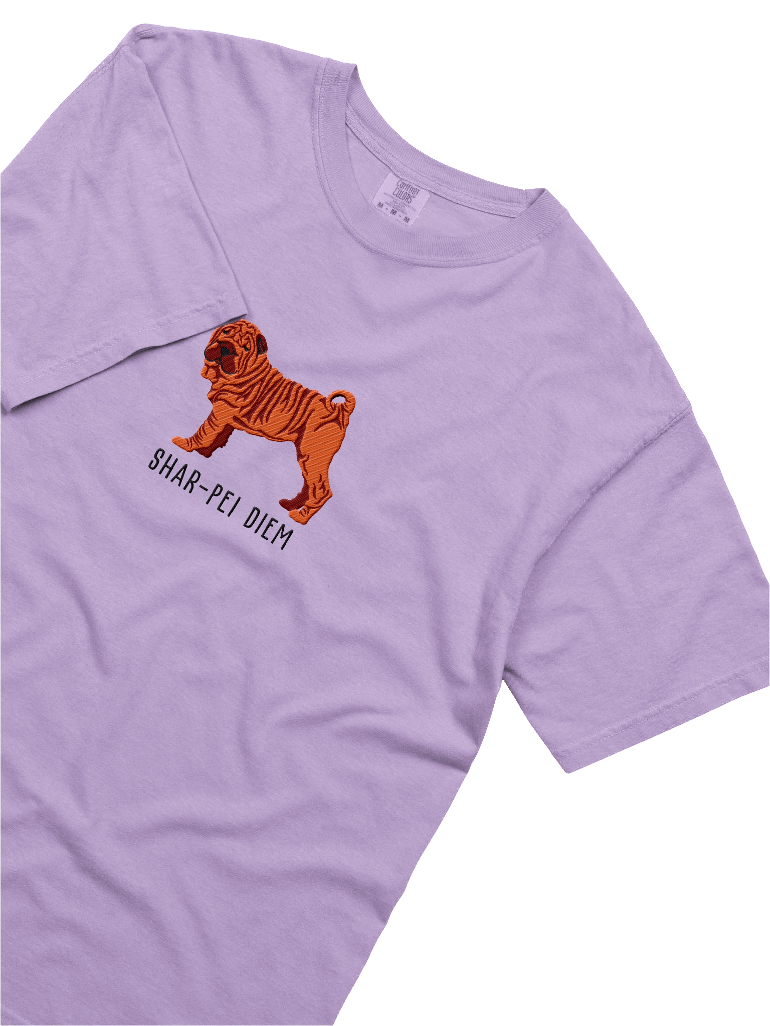 Shar-Pei Diem T-Shirt(Embroidered) of a Chinese Shar-Pei(Red) product image (35)