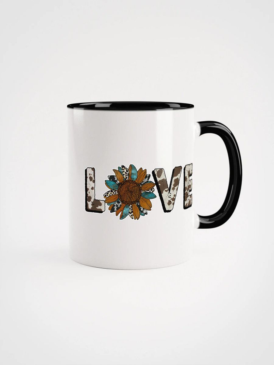 Sunflower LOVE Ceramic Mug product image (3)