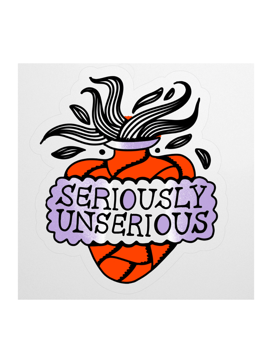 Seriously Unserious - Sacred Heart Stickers product image (1)