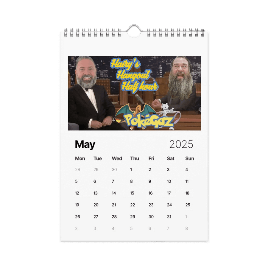 Hairy Snorlax Wall Calendar (2025) product image (10)