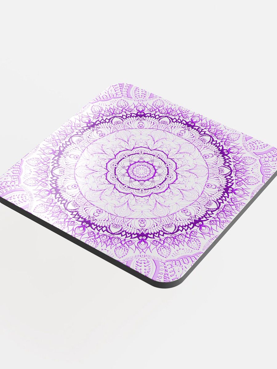 Mystic Mandala Glossed Coaster product image (4)
