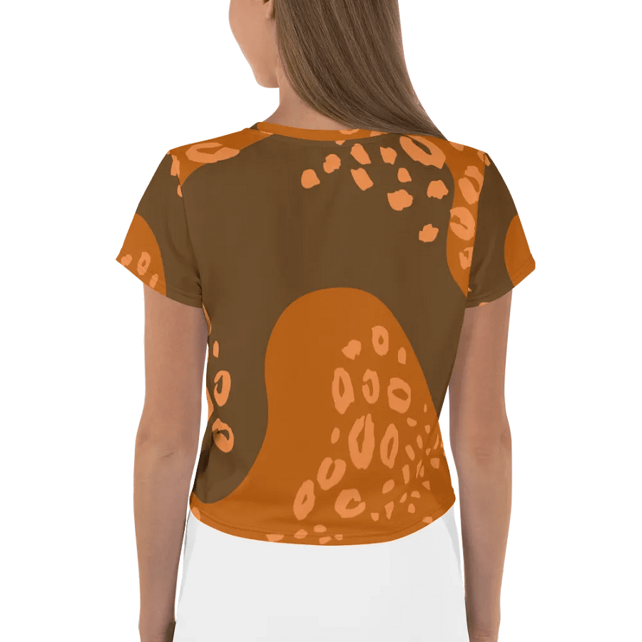 Orange Jungle Allure Crop Tee product image (2)