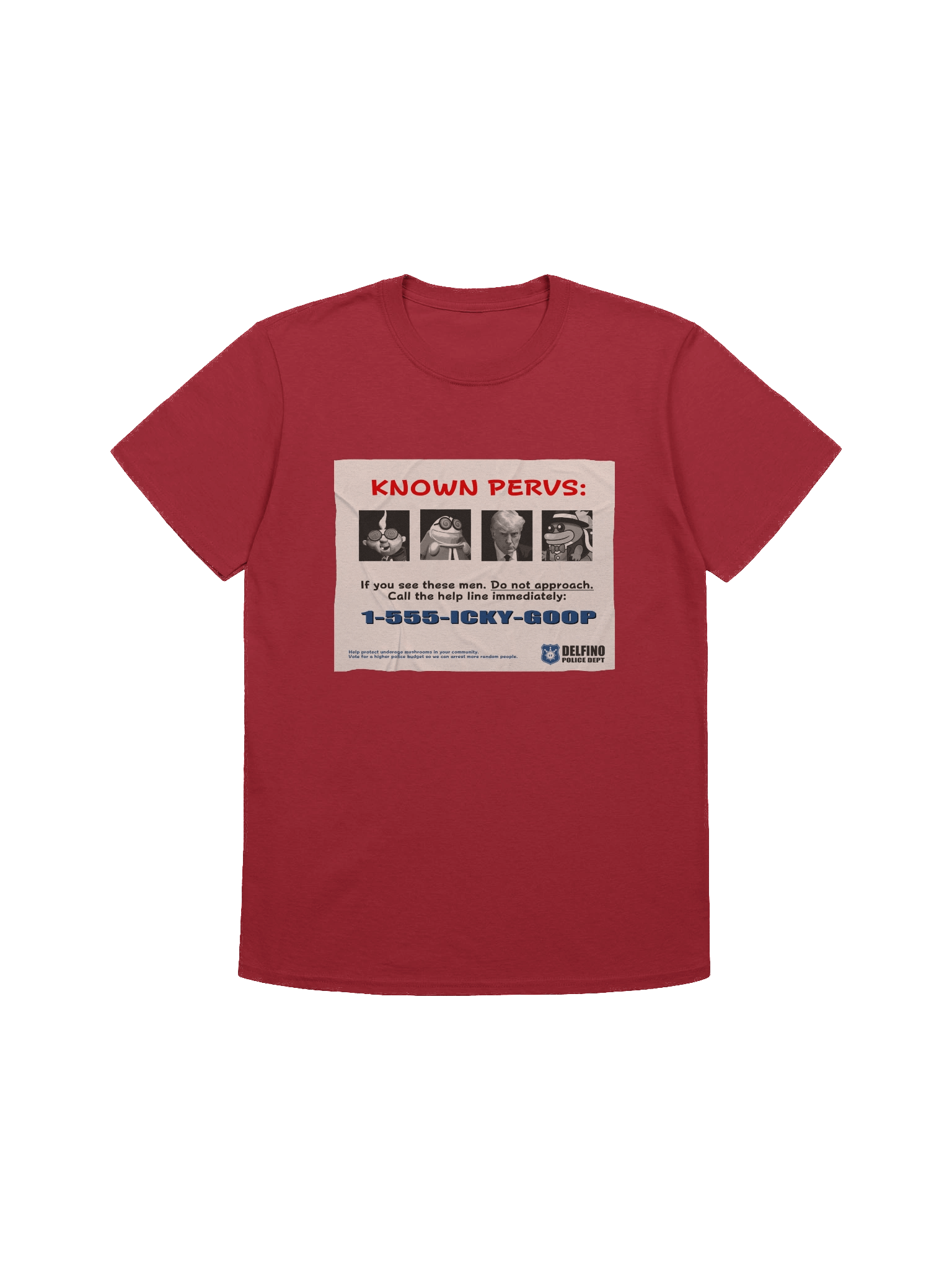 "Known Pervs" Poster Shirt (Trump) product image (1)