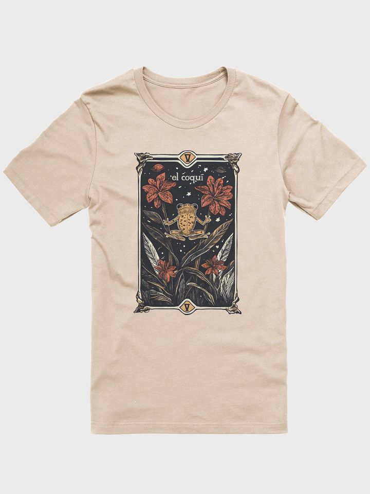 El Coquí Carta Tarot Camiseta Unisex product image (1)