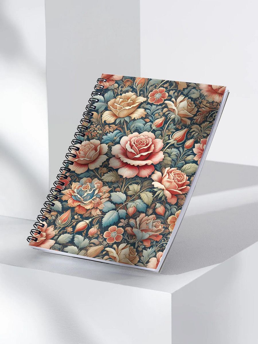 Royal Floral Spiral Notebook product image (3)