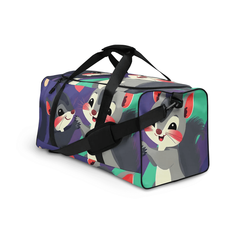 Whimsical Squirrel Adventure Duffle Bag product image (3)