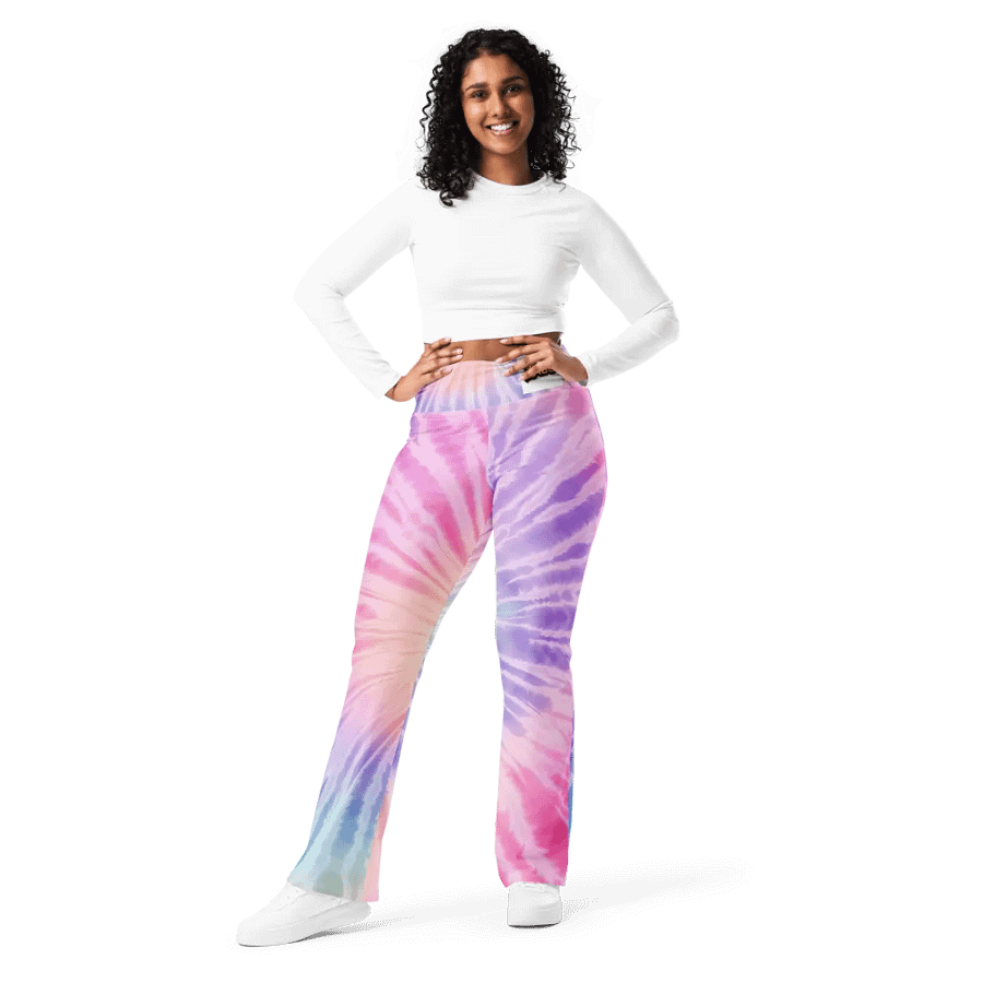 Pastel Radiance Flare Leggings product image (5)