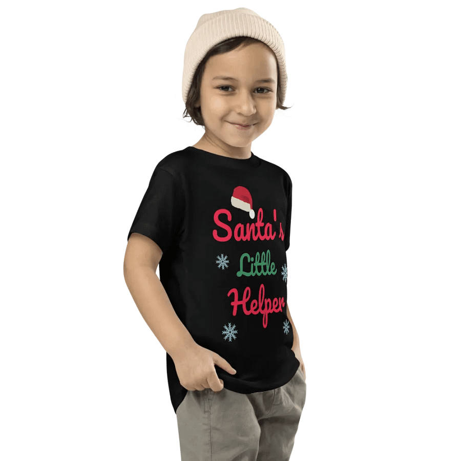 Santa's Little Helper Toddler Tee product image (3)