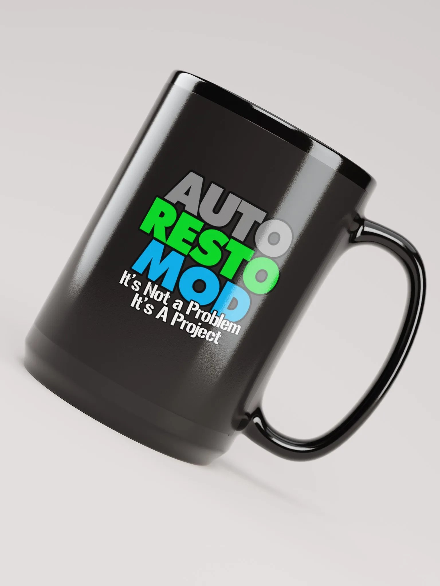 Clapped Out Mustang 15oz Autorestomod Mug with ARM Logo product image (5)