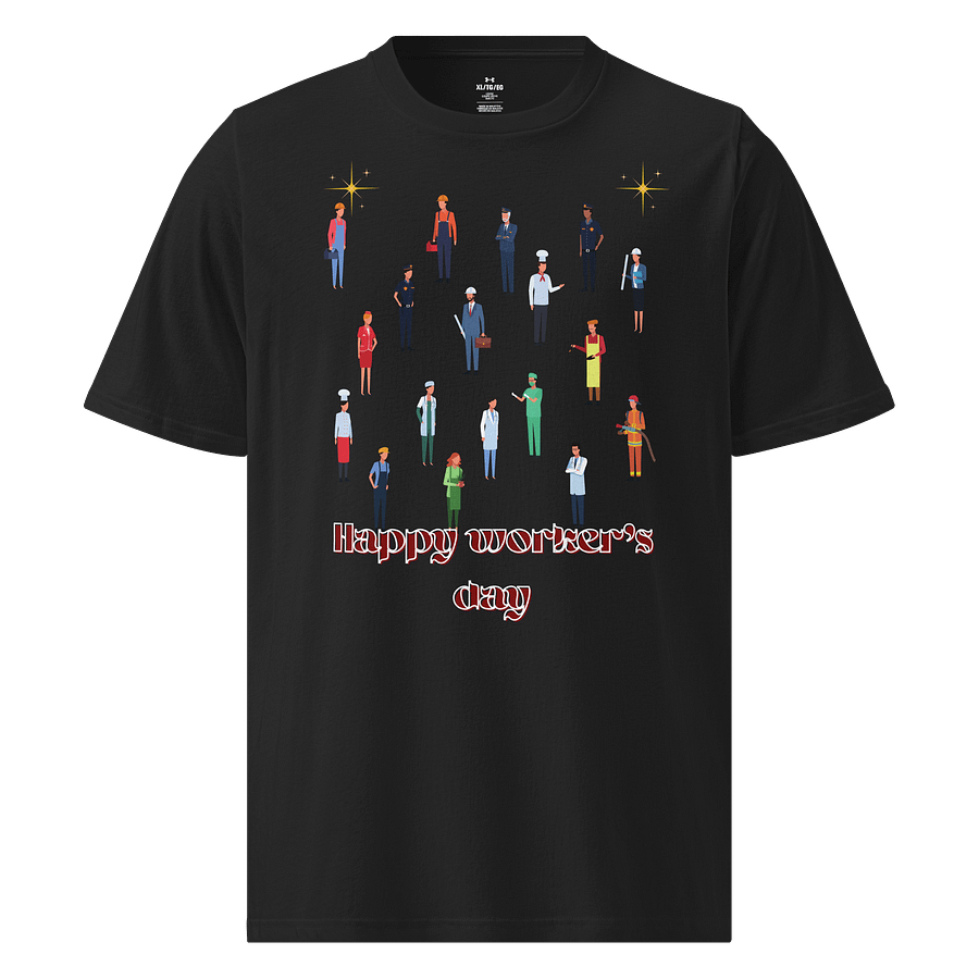 Happy Worker's Day Illustrated T-Shirt product image (1)