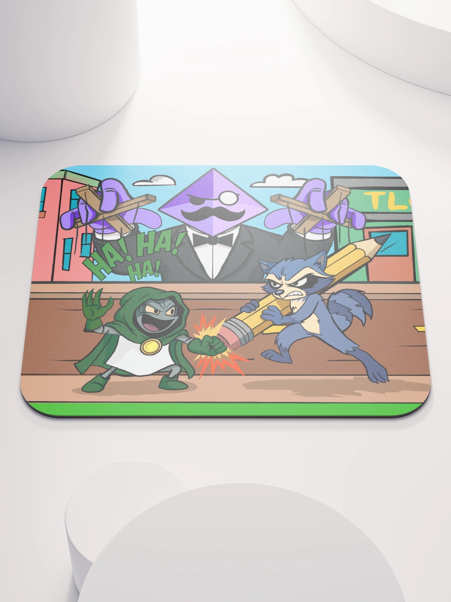 Doompuff Battle Mousepad product image (1)