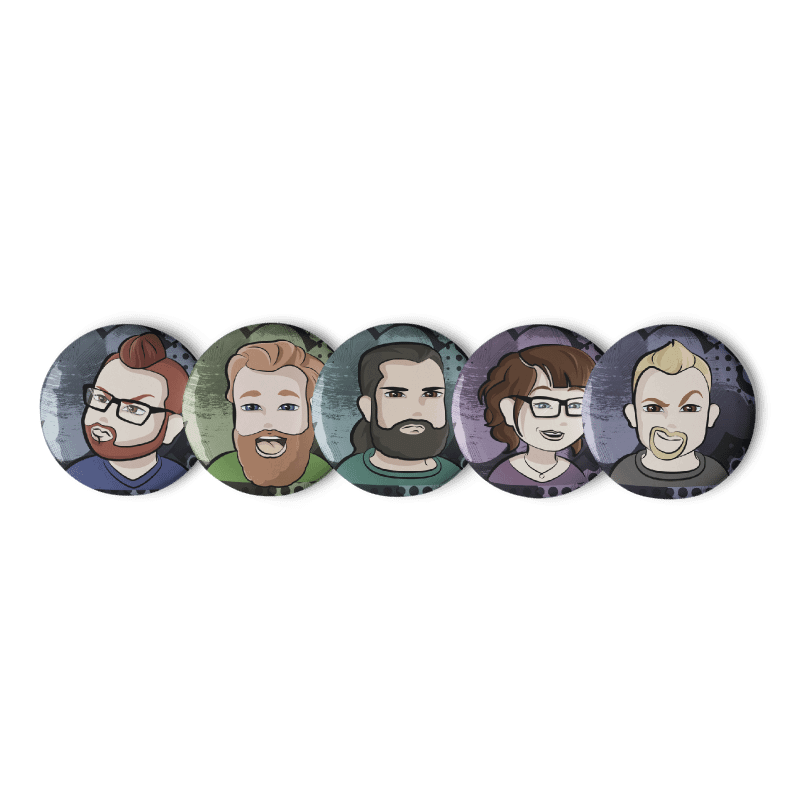 Crew Pins!! || Forge of Lore product image (2)