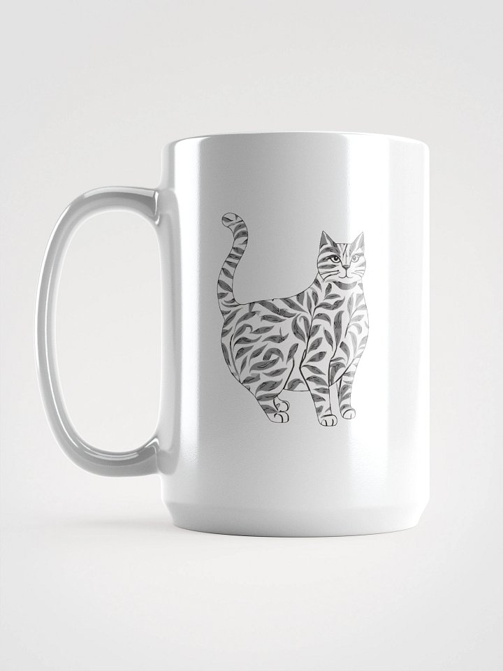 Leafy Feline Delight Mug product image (1)