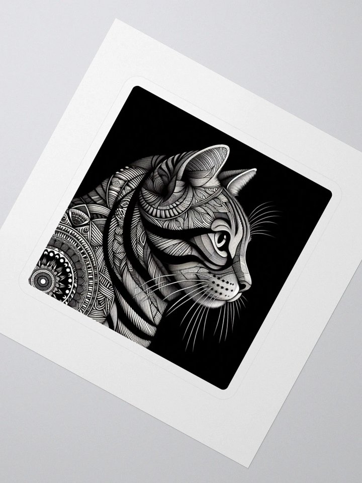Whiskered Whimsy Kiss Cut Stickers product image (2)