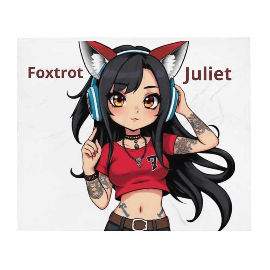 Foxtrot Juliet blanket product image (2)