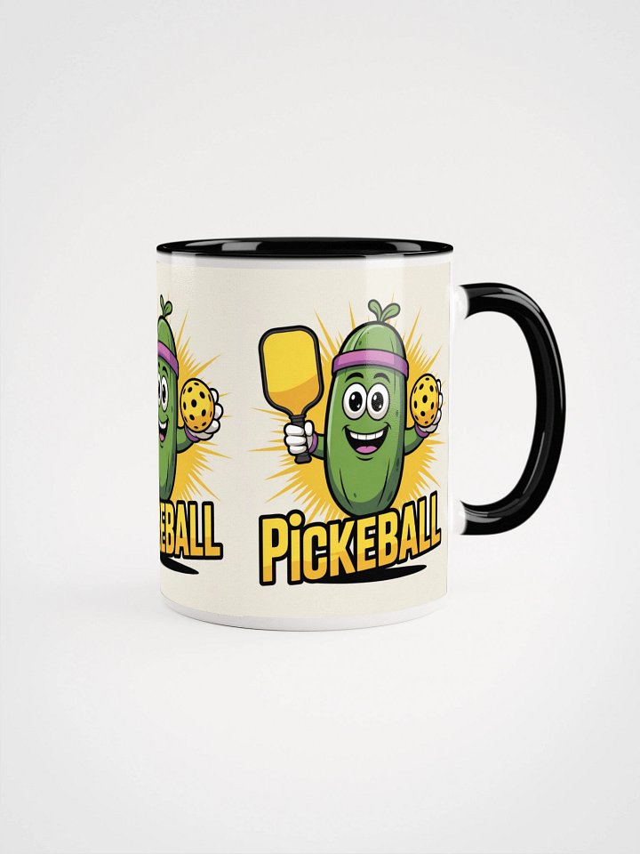 Pickleball Pickle Mug – 11oz Two-Tone Black Accent product image (1)
