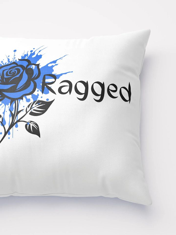 Ragged Rose Blue Pillow product image (2)
