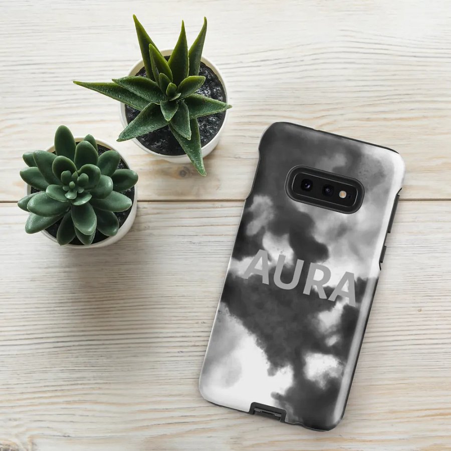 AURA Tough Case for Samsung® - Grayscale Cloud product image (36)