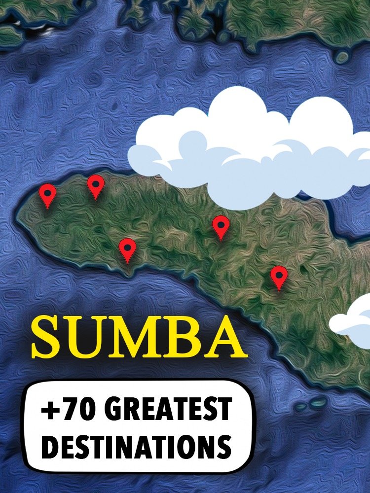 Sumba's Best Destinations Map Guide product image (1)