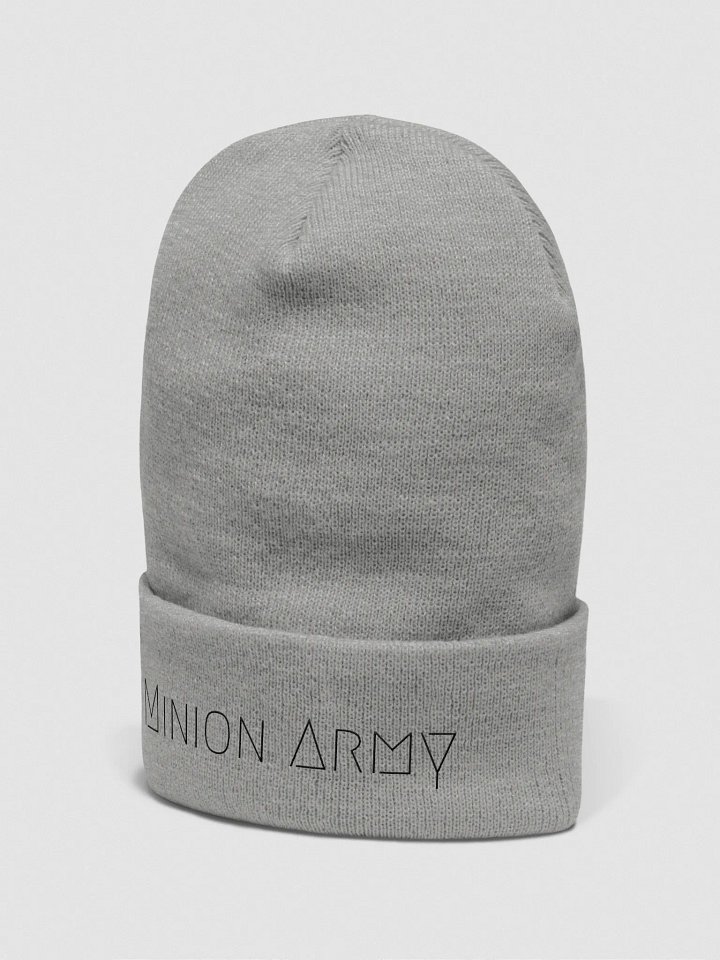 Minion Army Black Lettered Cuffed Beanie product image (7)