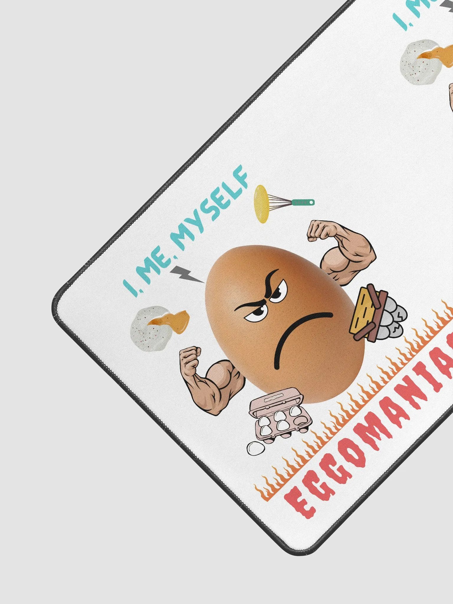 Eggomaniac - Egg with Attitude! Easter Egg Hunt Desk Mat product image (3)