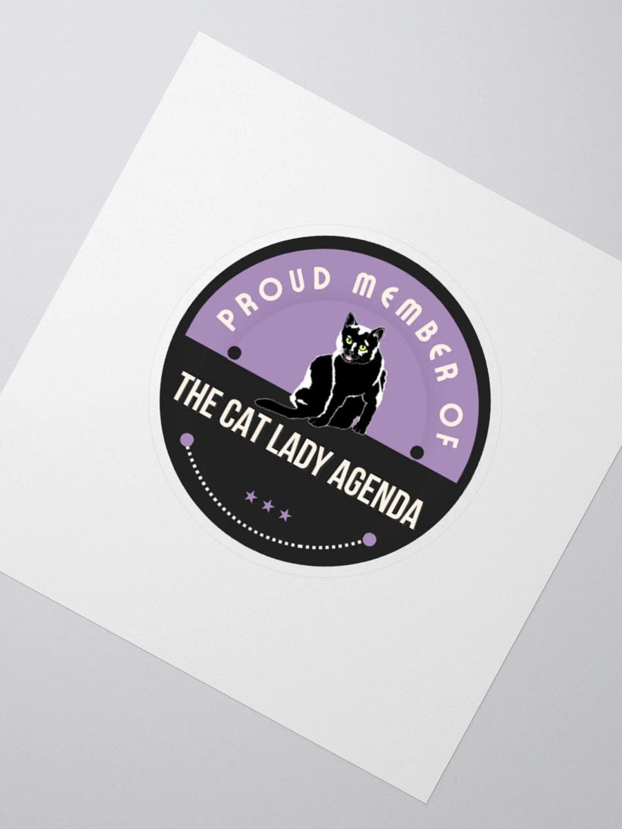 Cat Lady Agenda: A Feminist Sticker product image (5)