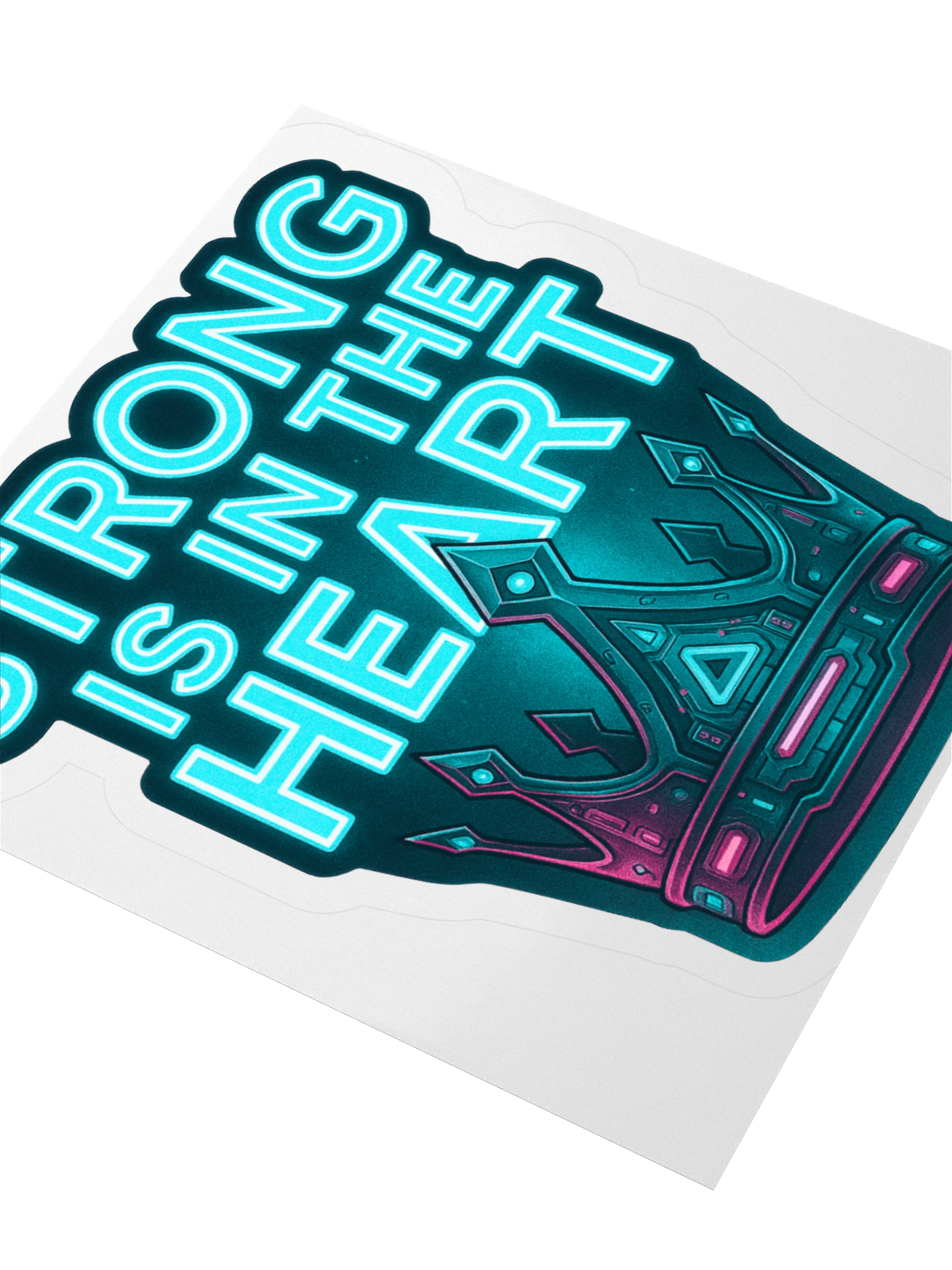 Strong is in the Heart Sticker product image (7)