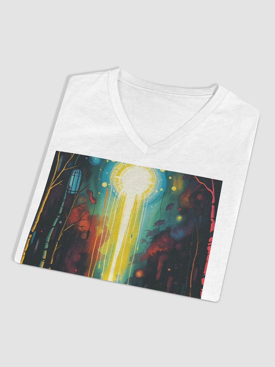 Sweet bunny in an enchanted forest, from enchanted forest series. Elegance Redefined V-Neck Tee product image (3)