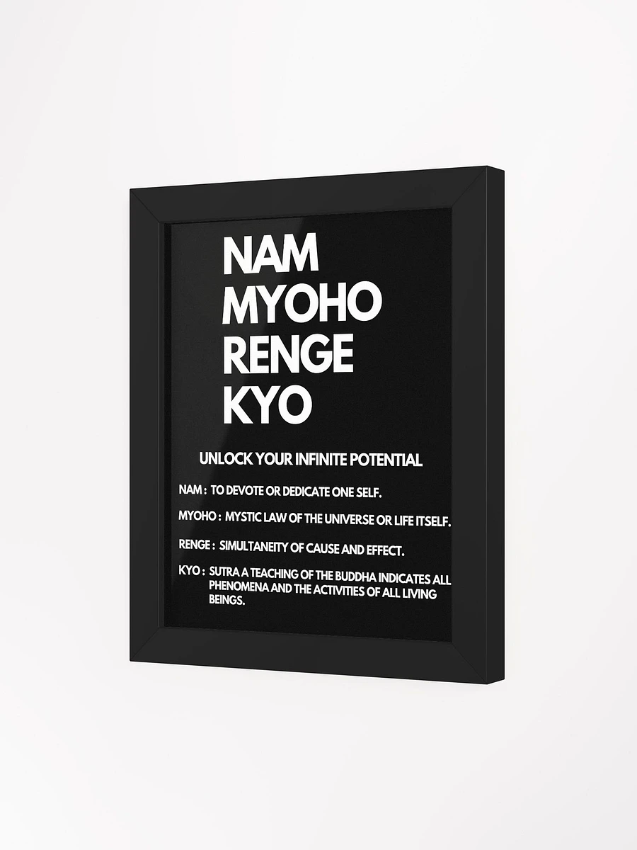 Wall Art Nam-Myoho-Renge-Kyo with Its meaning product image (34)