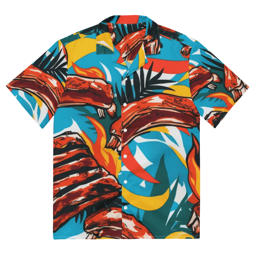 Tropical BBQ Hawaiian Shirt product image (2)