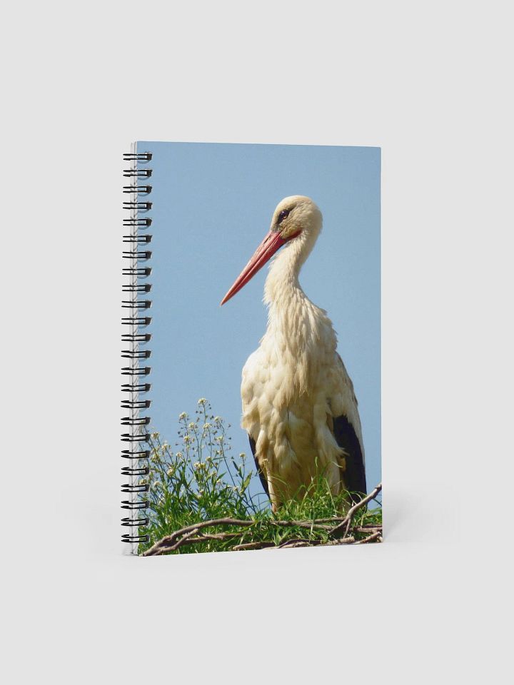 The white stork - Spiral Notebook product image (1)