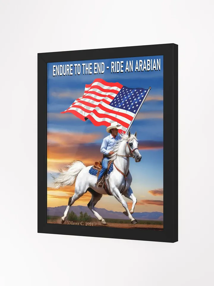 Endurance Patriot - Arabian Horse Poster product image (4)